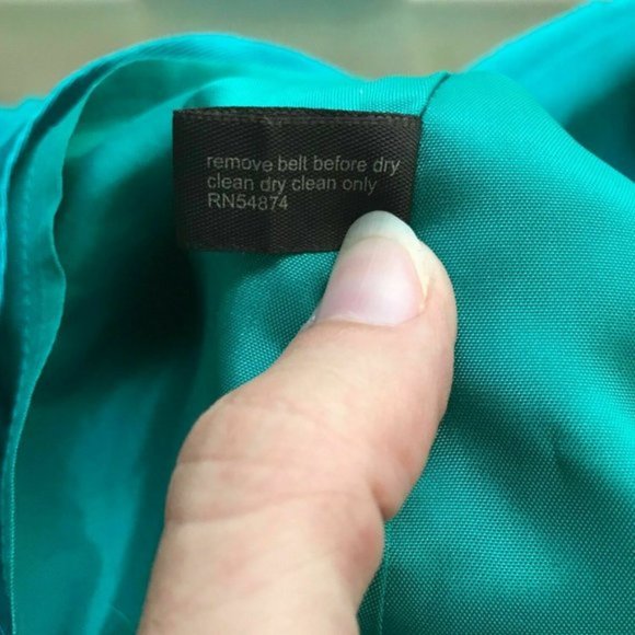 The Limited | Teal Blue Pin-Tuck Sleeveless Sheath Dress | Size 10 - Picture 8 of 10